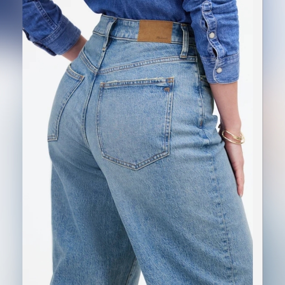 Madewell Curvy Perfect Vintage Wide Leg Jeans NWT Women’s 28 High Rise Retro - Picture 12 of 12
